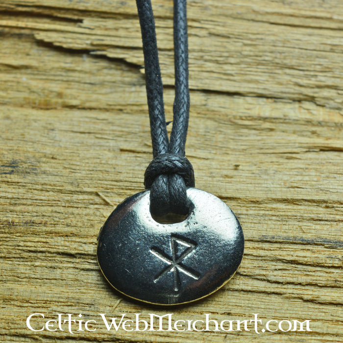 Rune jewel love, pewter