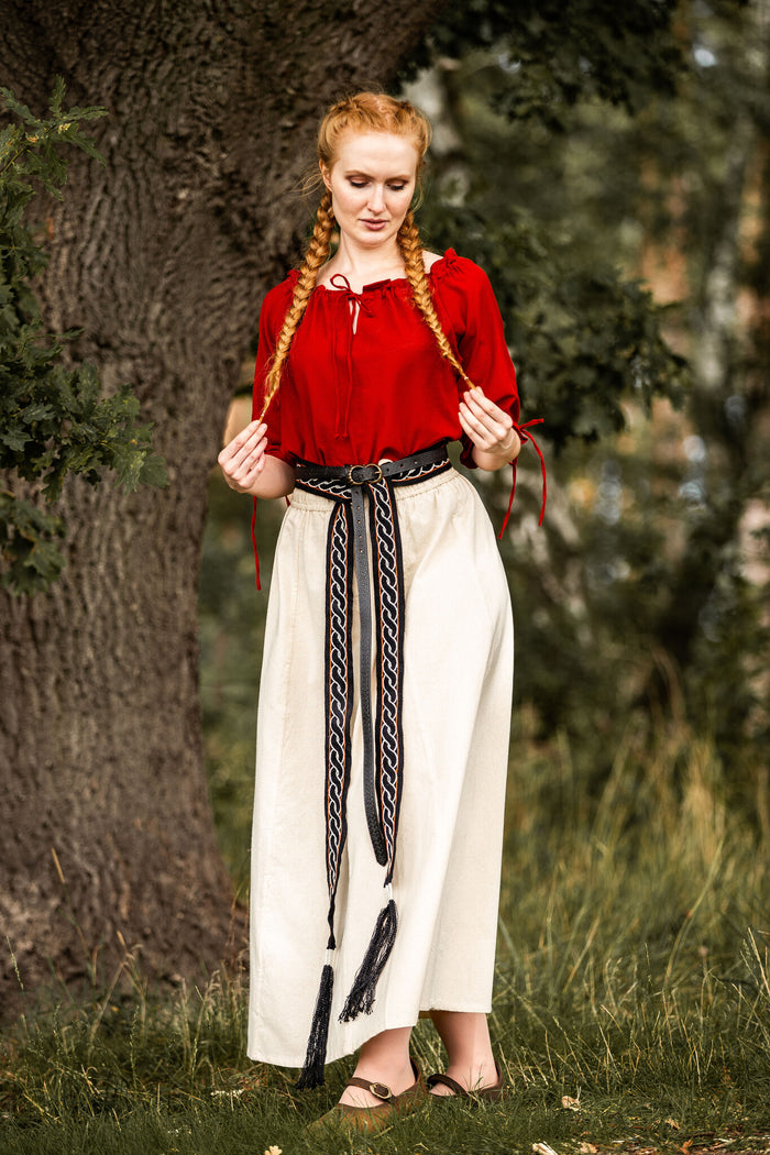 Baroque blouse Julia red