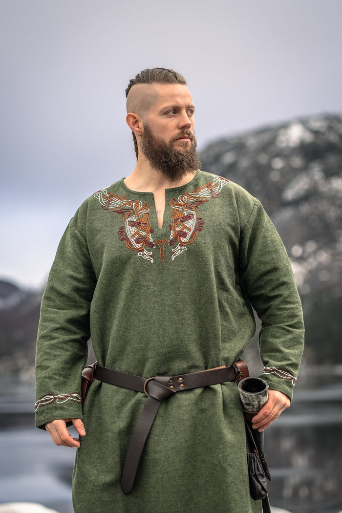 Tunic Viking jarl Hakon, green