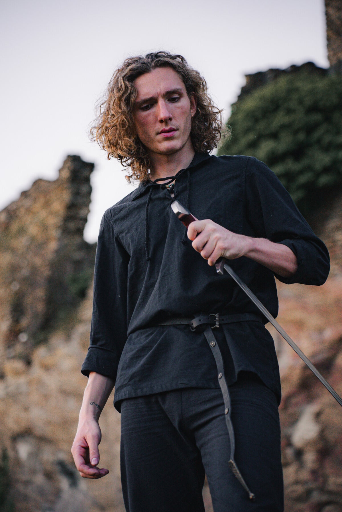Shirt Tristan, black