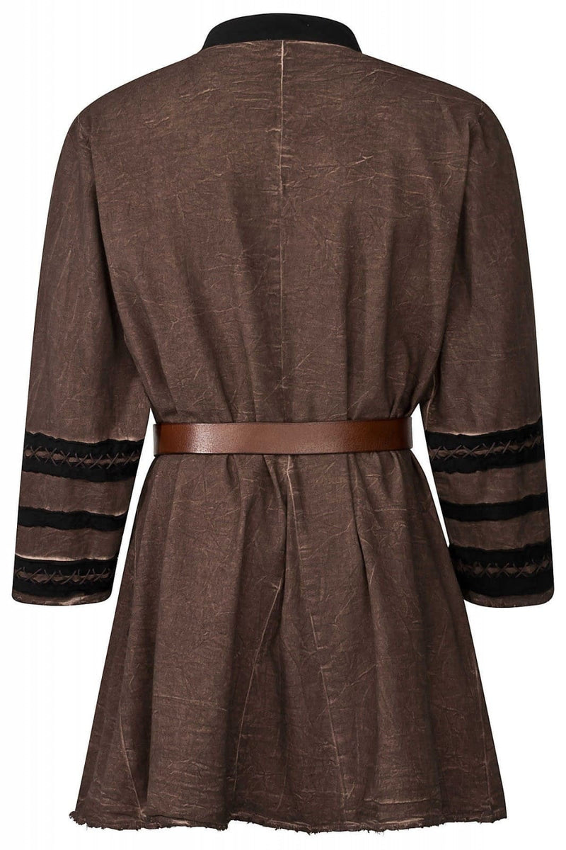 Tuniek Halfdan, middeleeuws, bruin