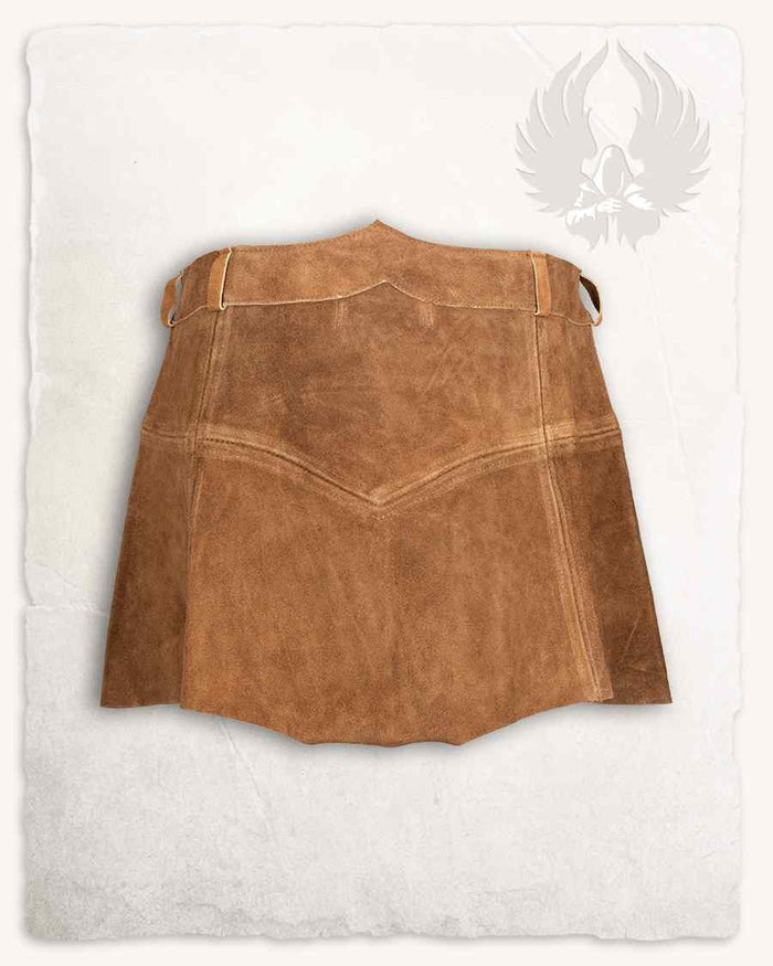 Leather skirt Nuala, brown