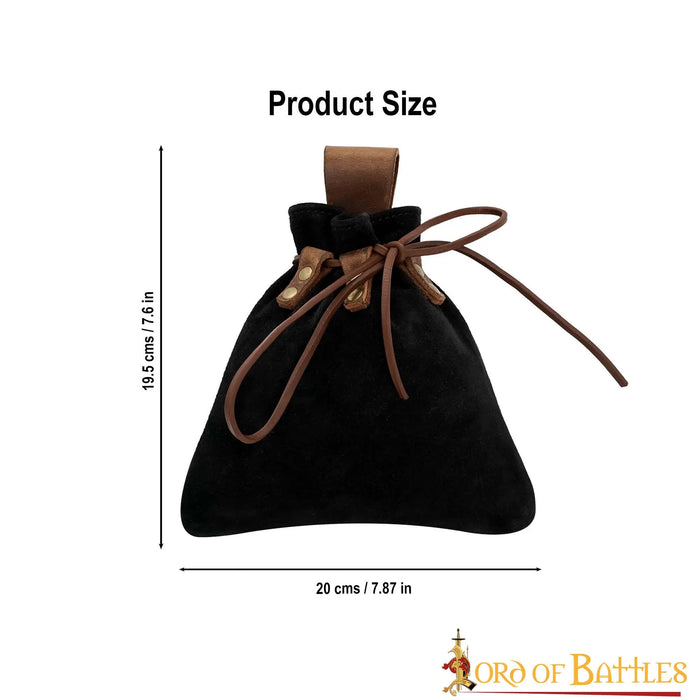 Medieval pouch Amelyn, brown