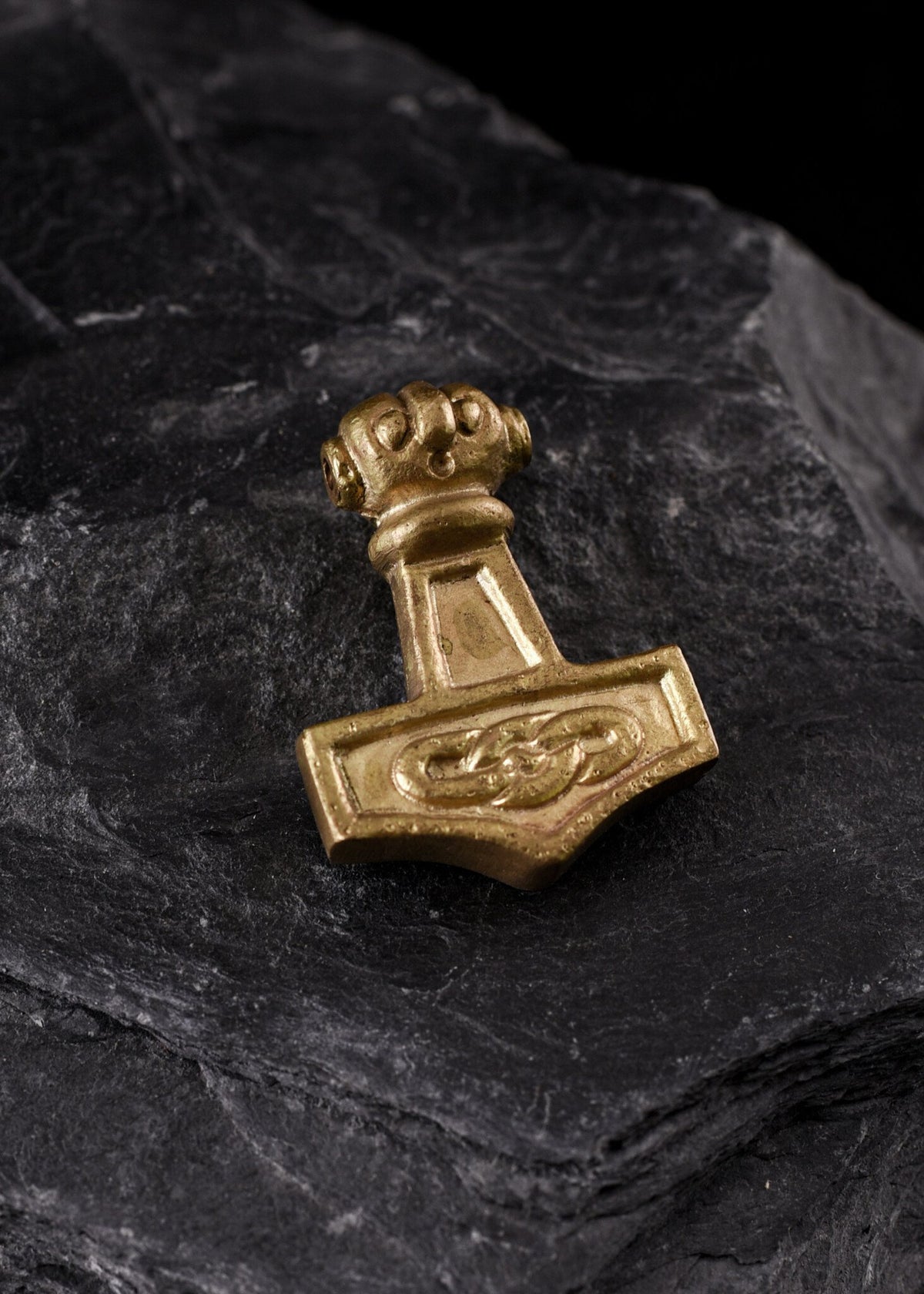 Viking Thor's hammer Erikstorp, brass