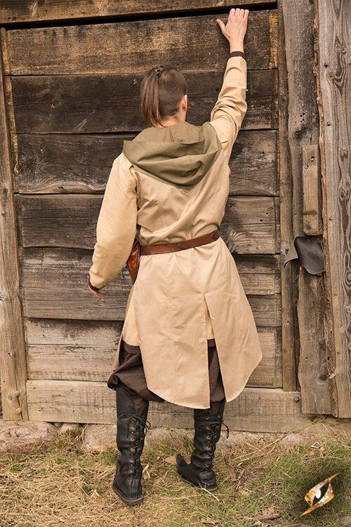 Sleeveless coat Assassins Creed, green-sand