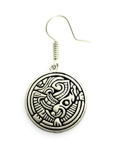 Viking earrings Birka, silvered bronze
