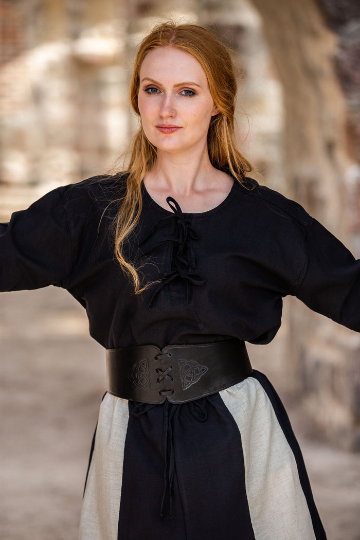 Celtic belt Shannon, black