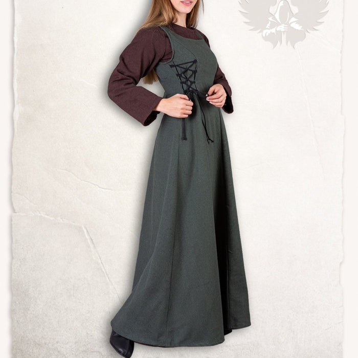 Medieval surcot Uma, green