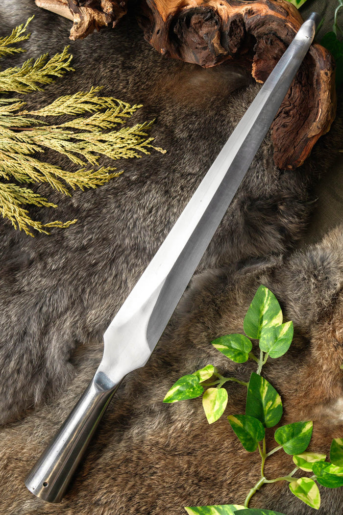 Spear head Cederic large, blunt (battle-ready)