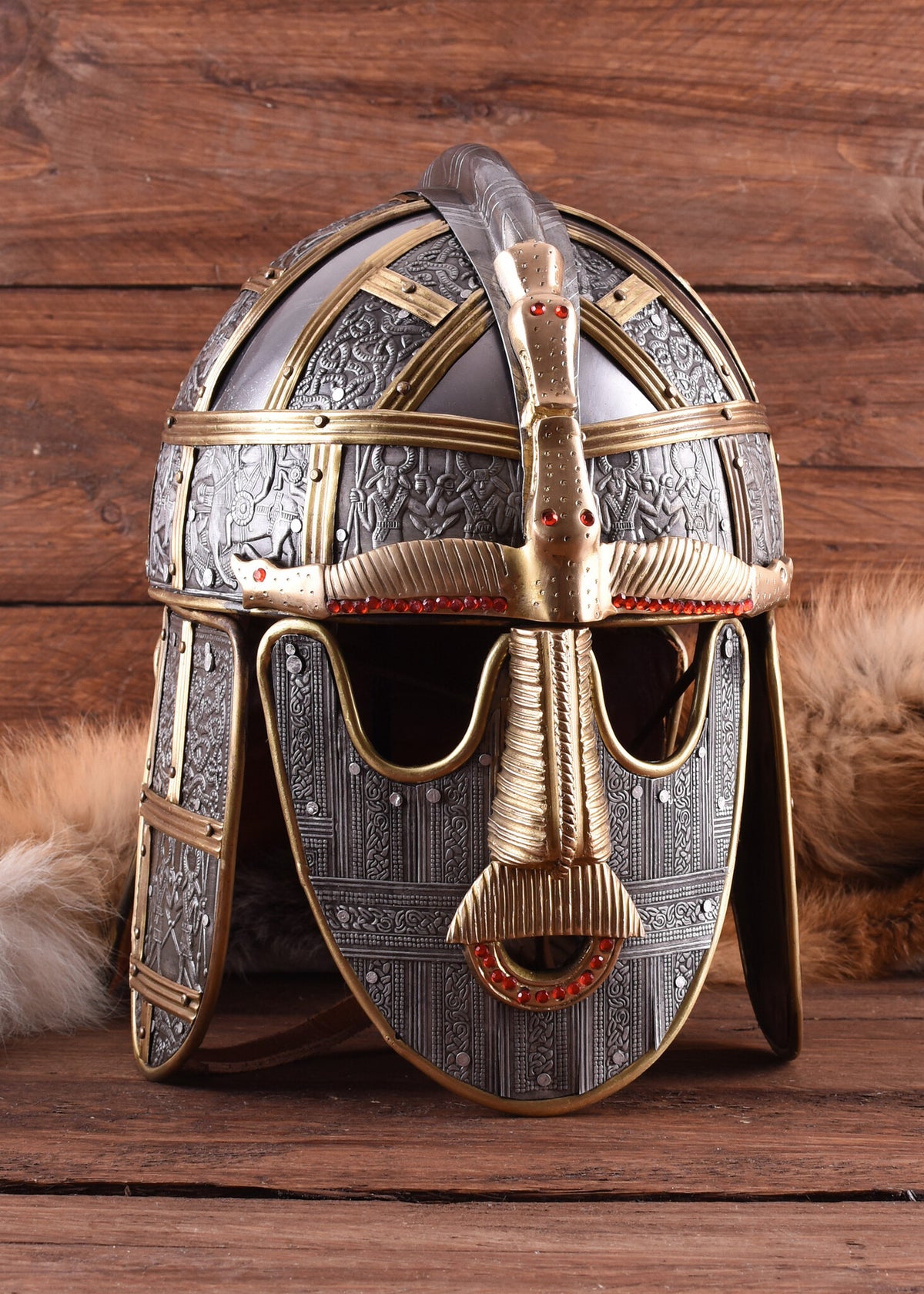 Sutton Hoo helmet, 1.3 mm