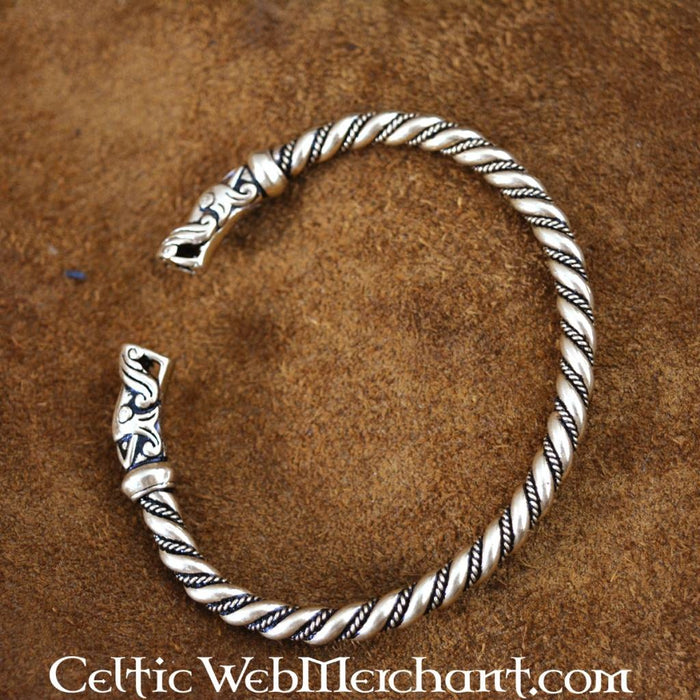 Gotland bracelet Viking, brass colour