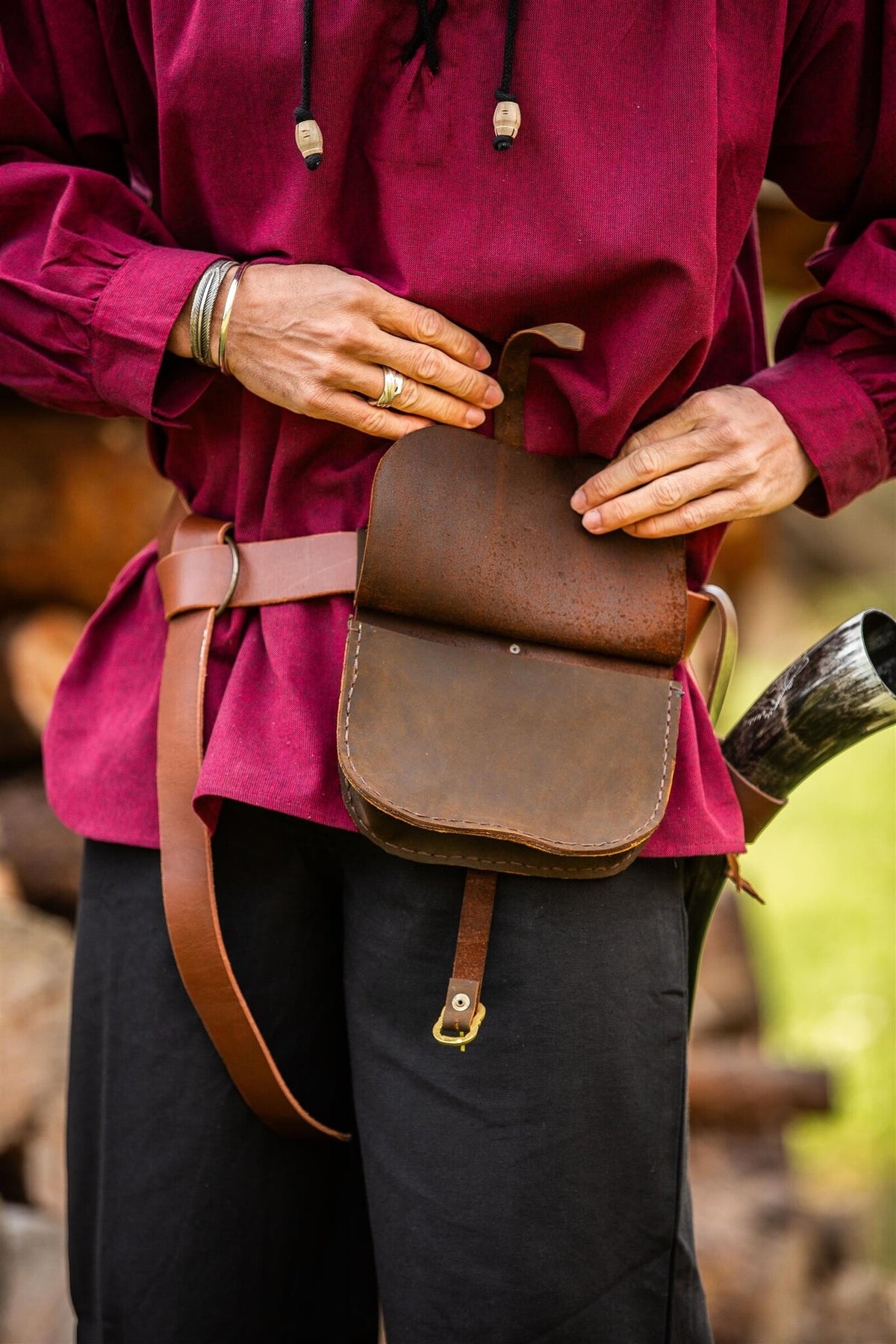 Kidney pouch Rutgher, brown