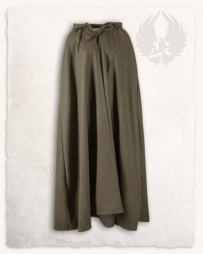 Cloak Harun, wool blend, olive