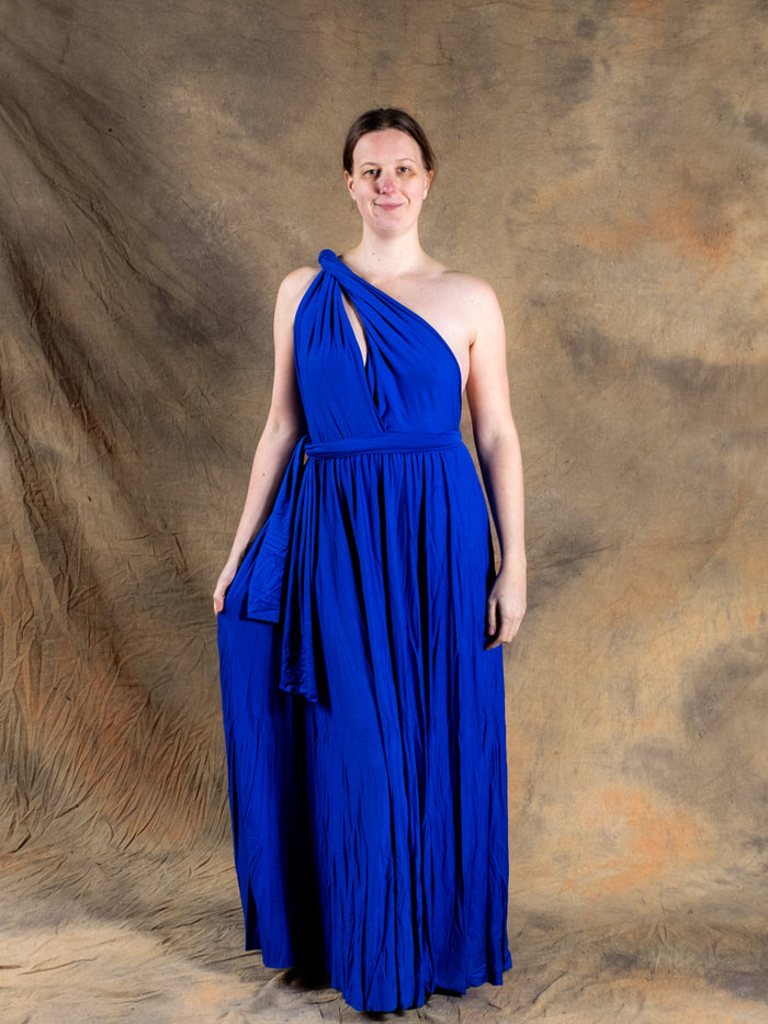 Goddess dress Aphrodite, blue