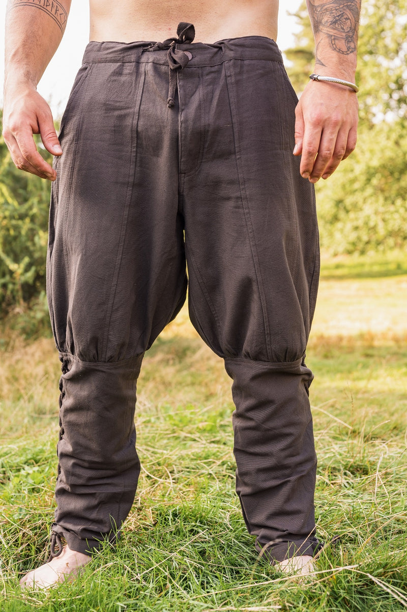 Spodnie wikińskie Dublin, brązowe