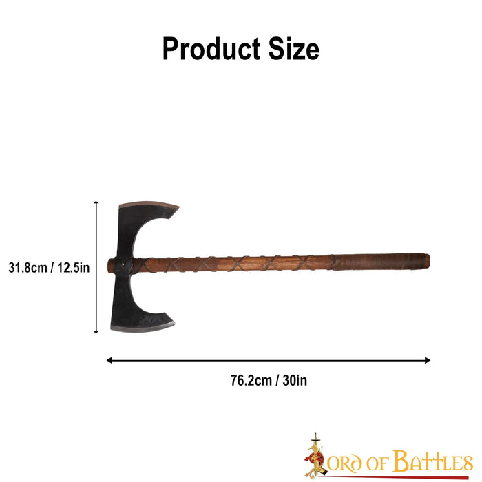 Double axe, semi-sharp