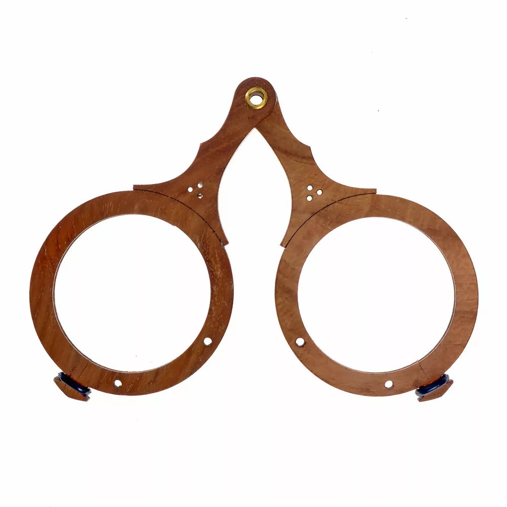 Wooden spectacle frame