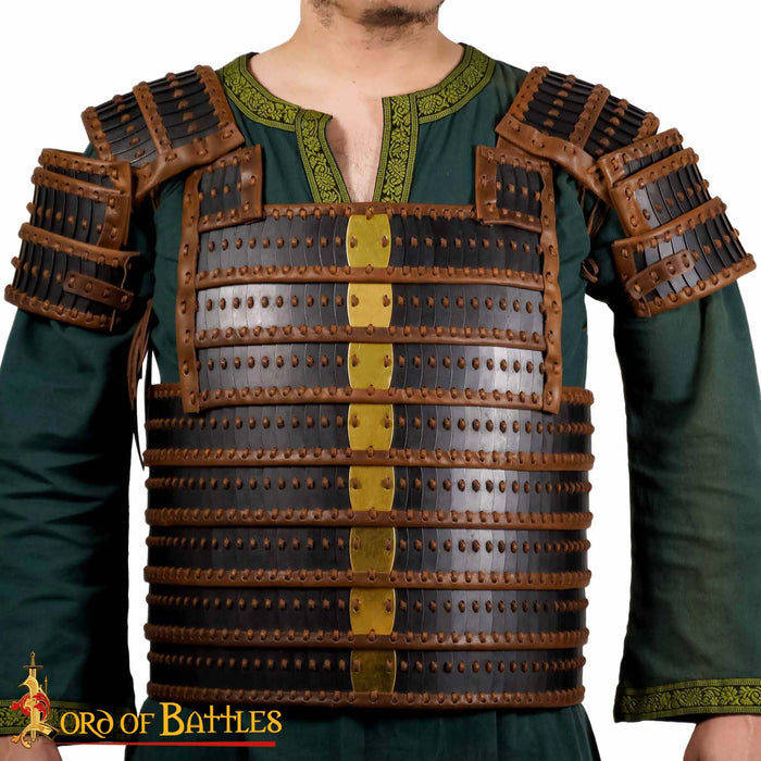Viking lamellar armour Visby, blackened