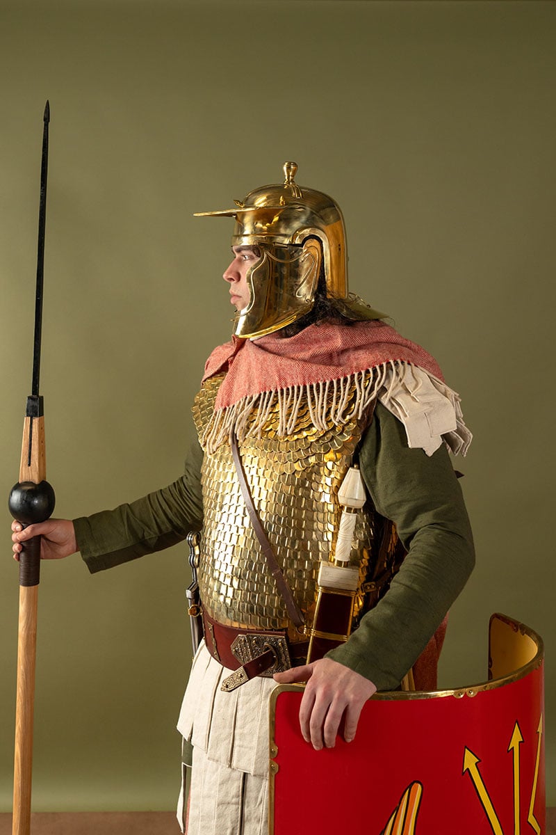 Roman helmet Niederbieber-Buch, 1-1.2 mm 