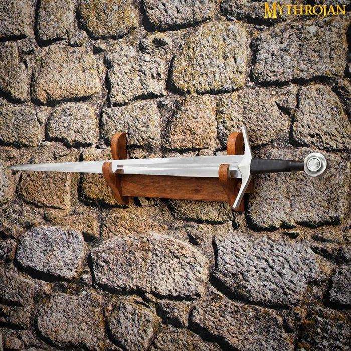 Wooden sword wall stand for sword