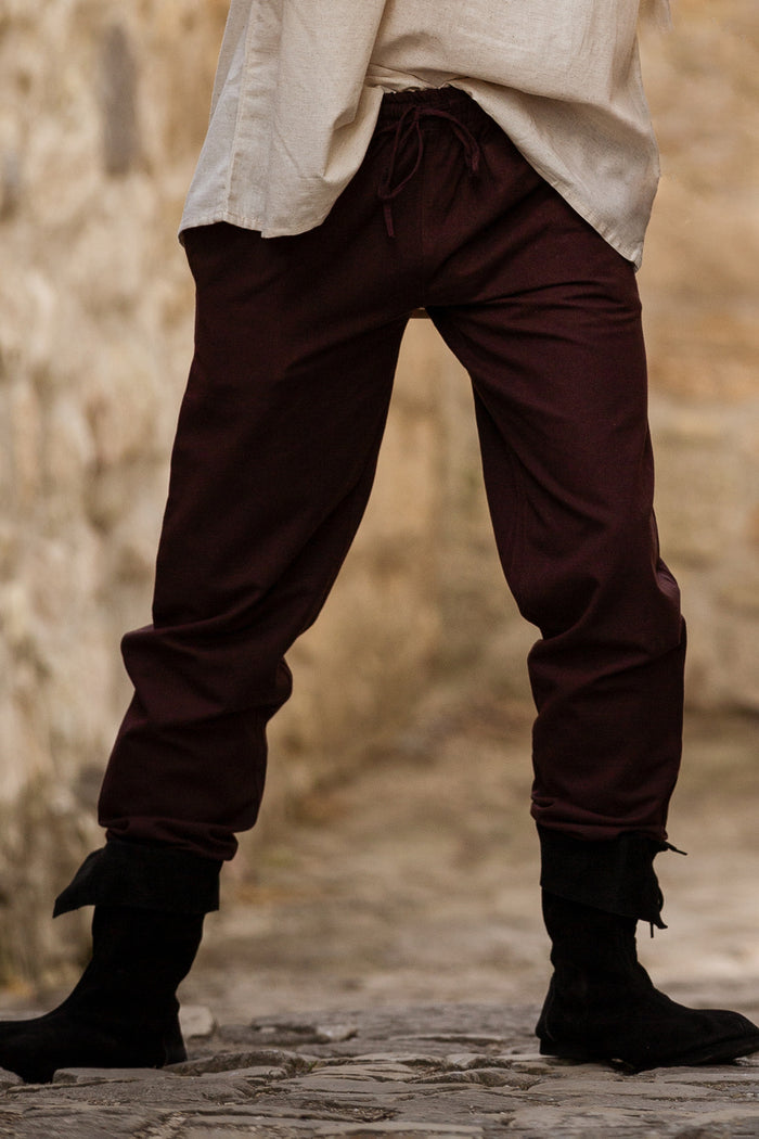 Cotton trousers, brown