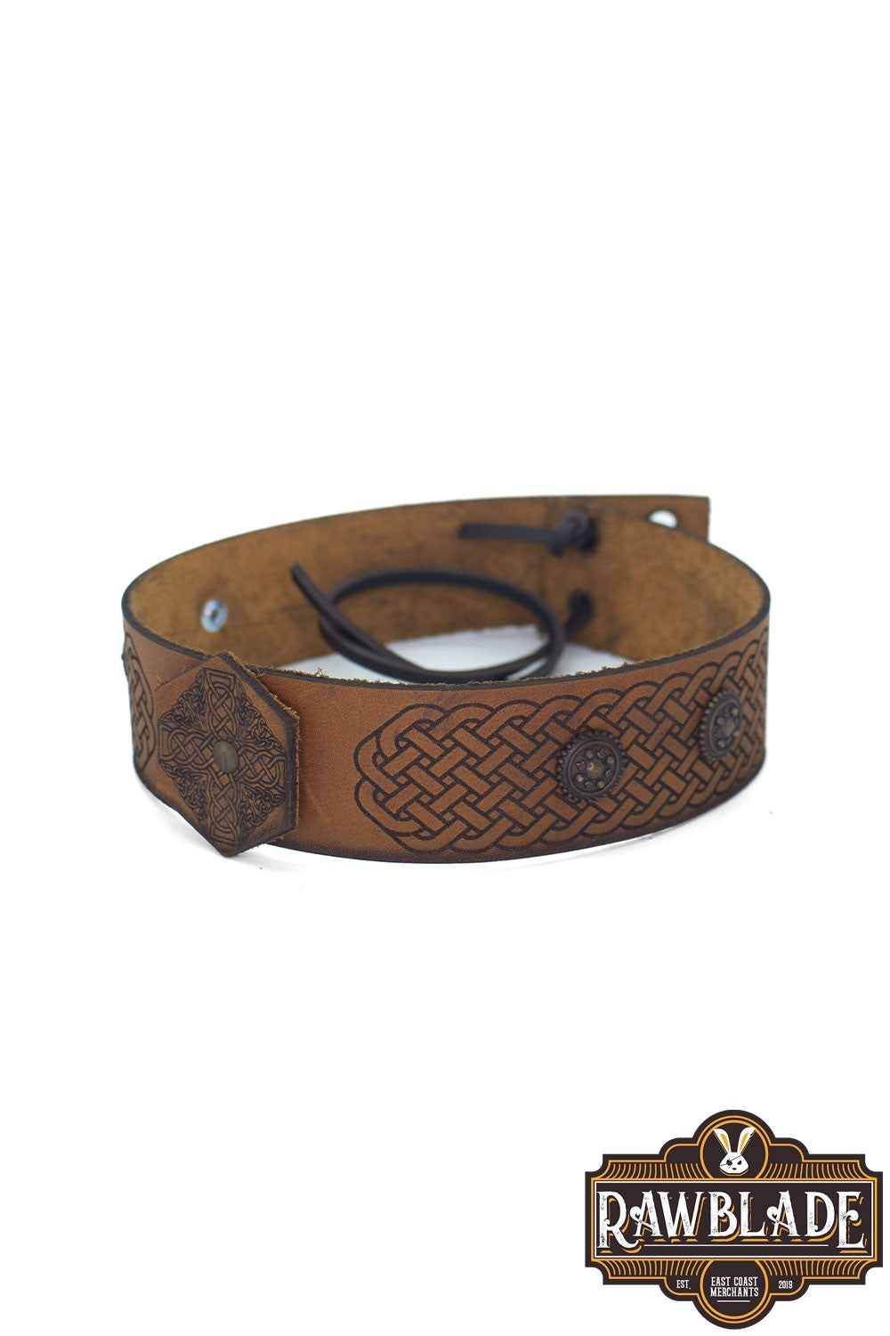 Runar Northern Headband - Aged leather