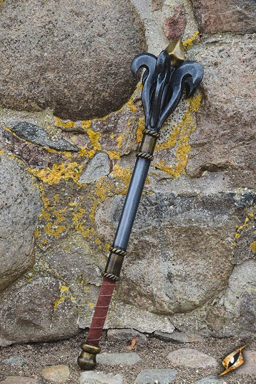 LARP mace fleur de lys