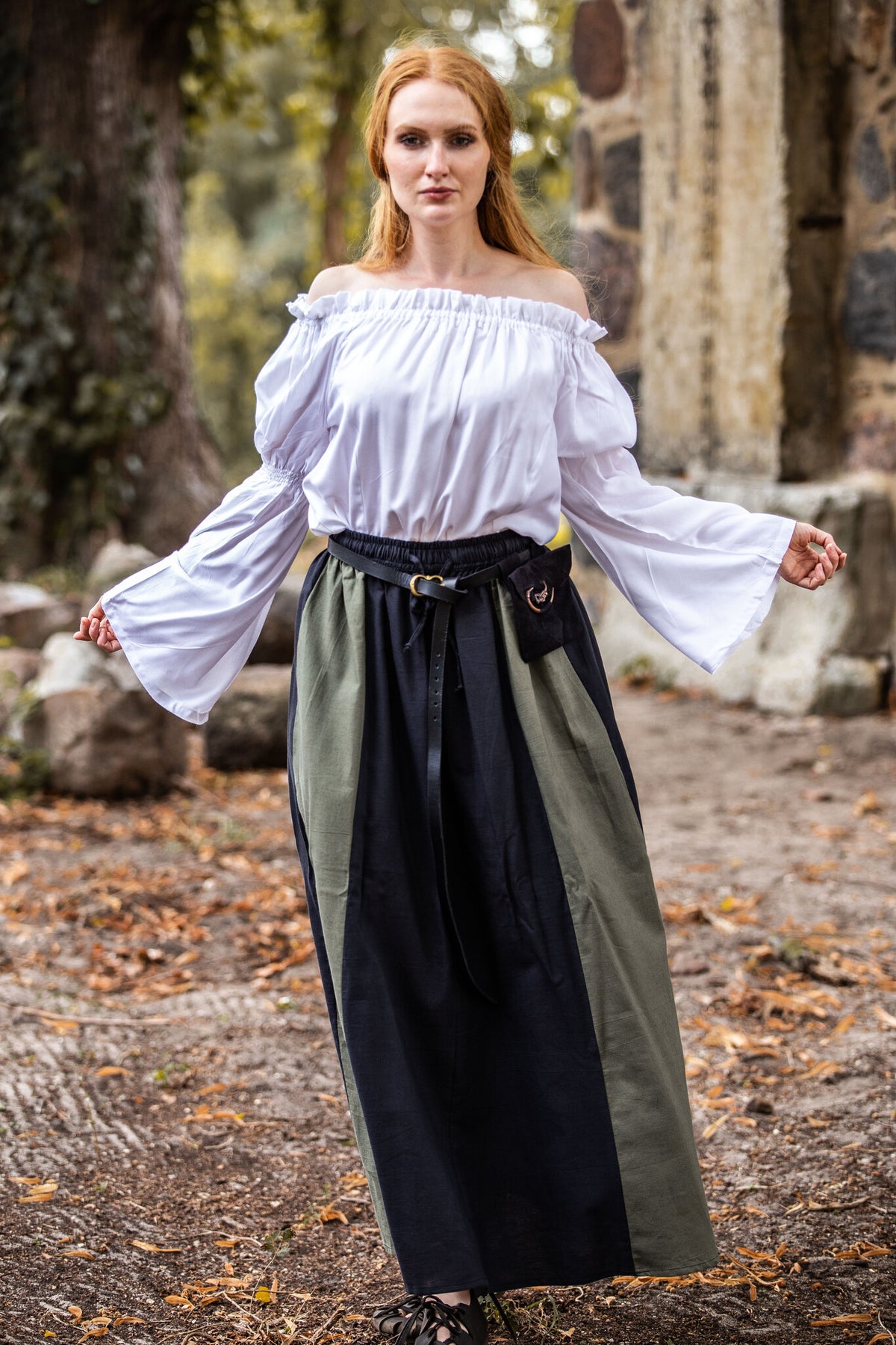 Baroque blouse, white