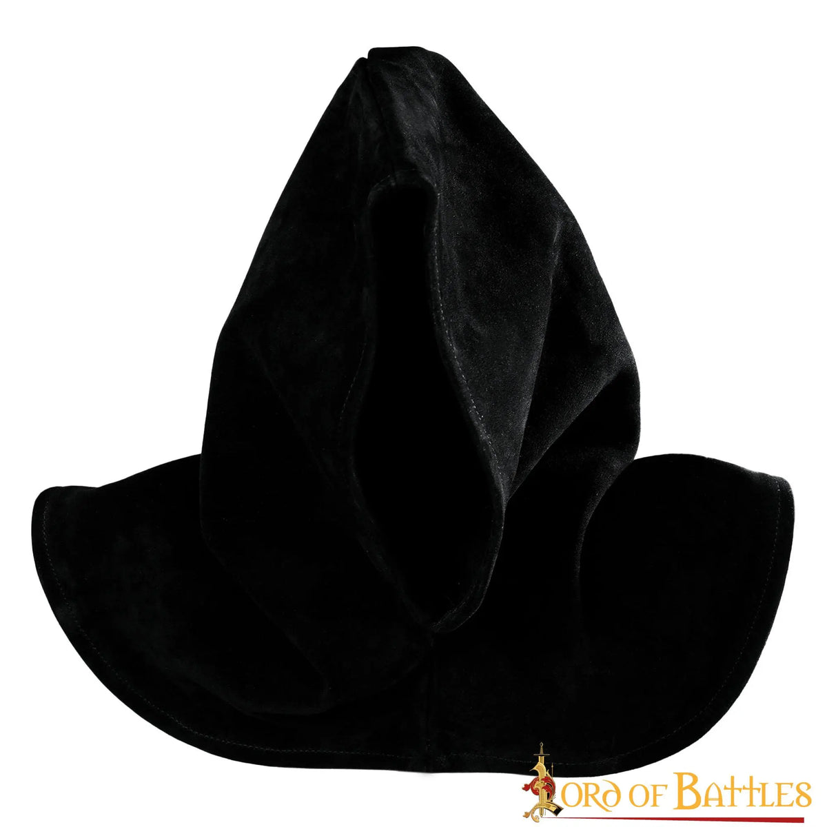 Executioner hood, suede, black