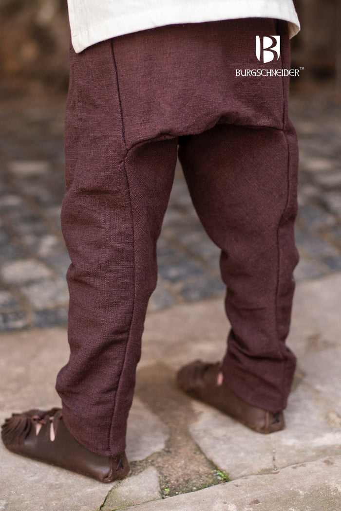 Kids Thorsberg trousers Ragnarsson, brown