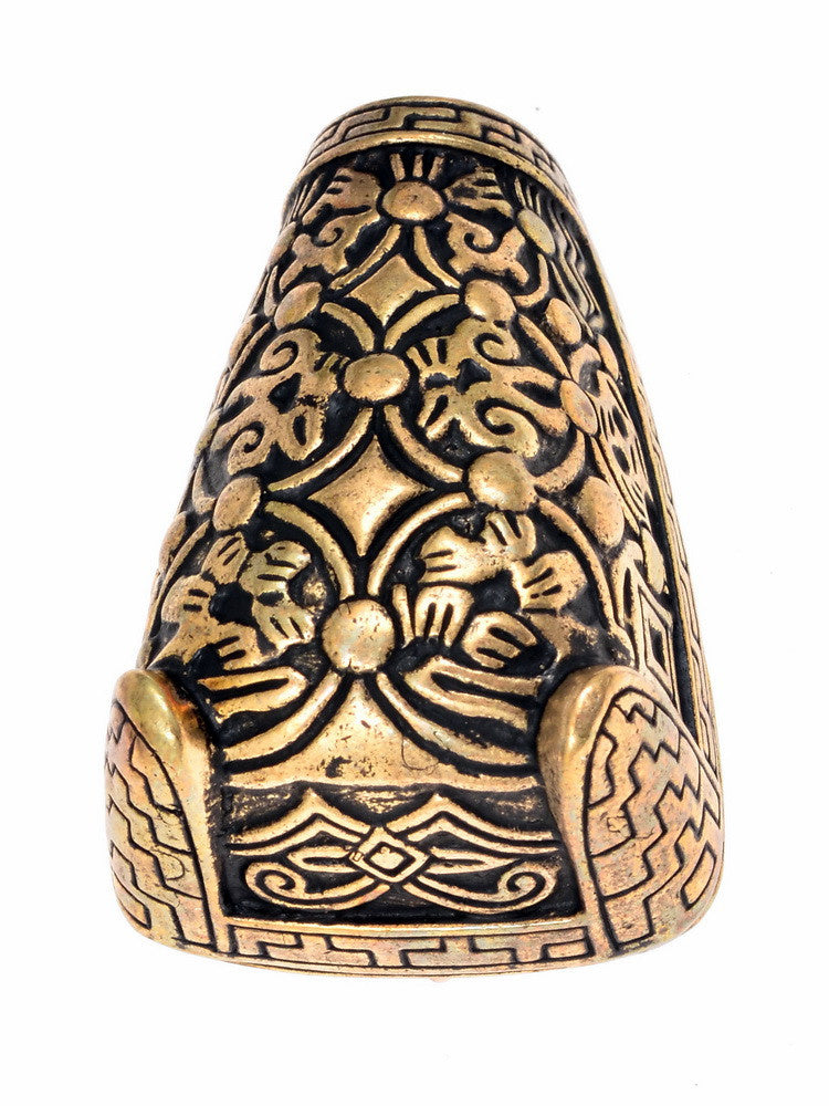 Animal head tortoise brooch Gotland, bronze, price per piece