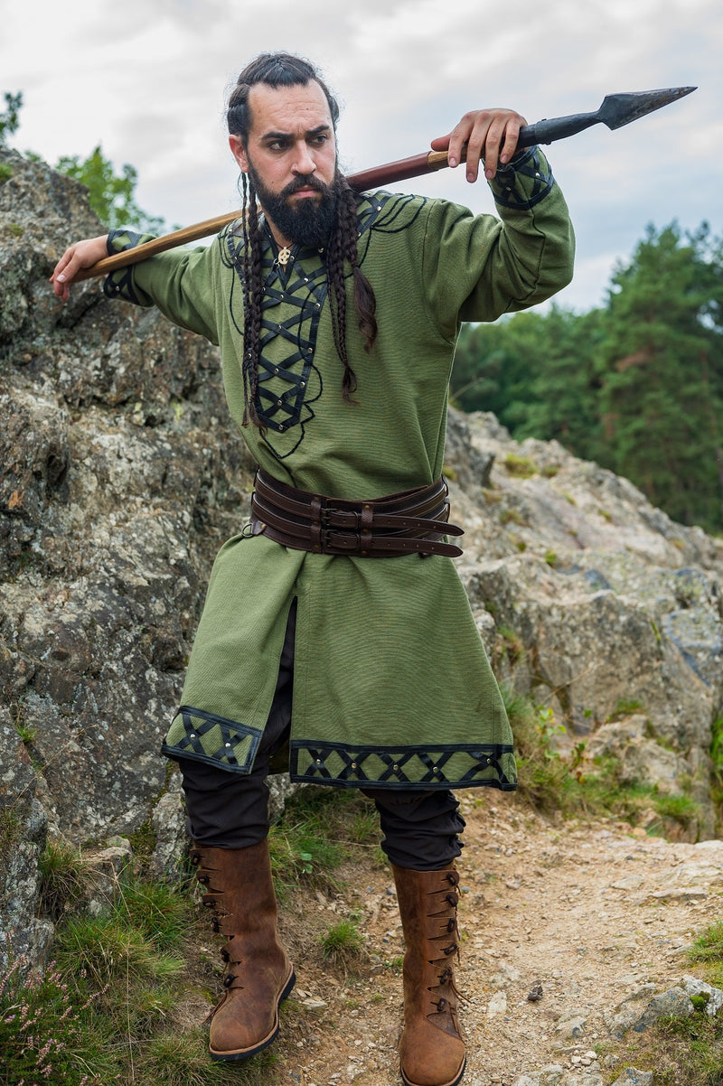 Viking tuniek Farulfr, groen