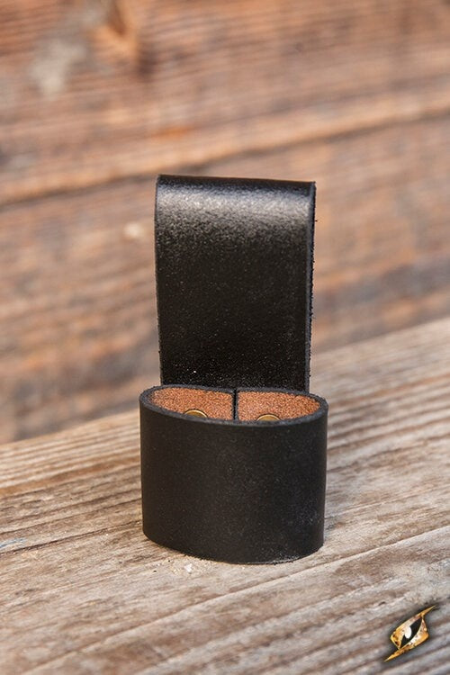 Belt holder for 1 LARP throwing knife, black