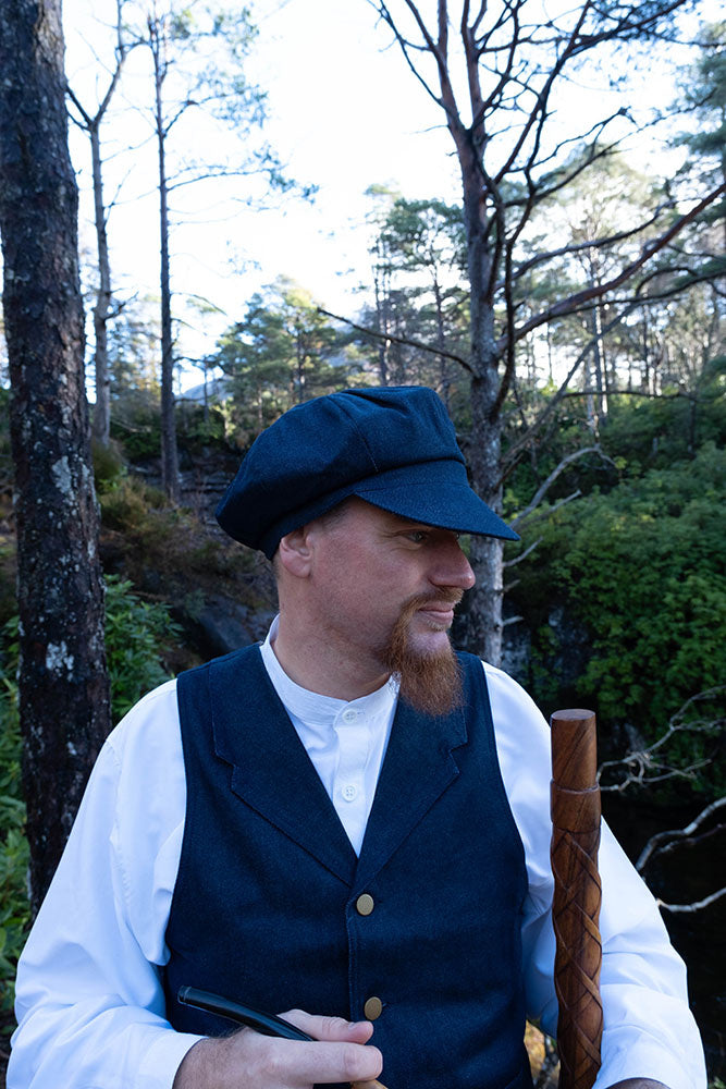 1920 cap Charlie, blue