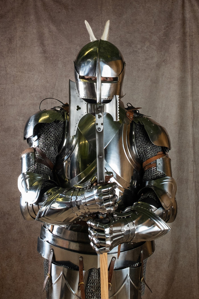Swiss sallet (1490-1500), 1.6 mm (battle-ready)