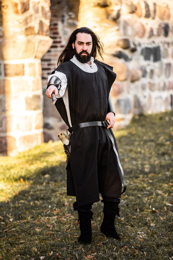 Surcoat men, black