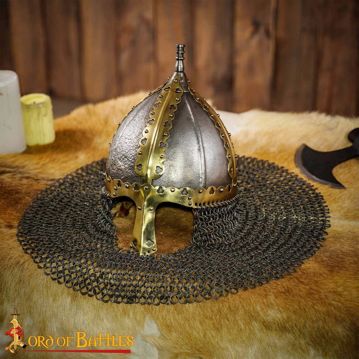10th century Viking helmet Gnezdovo, 1.6 mm