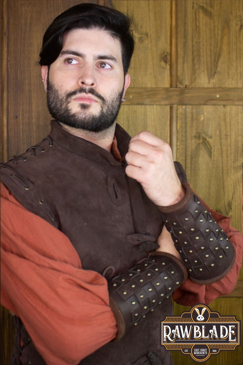 Evan verstärkte Armschützer, braun