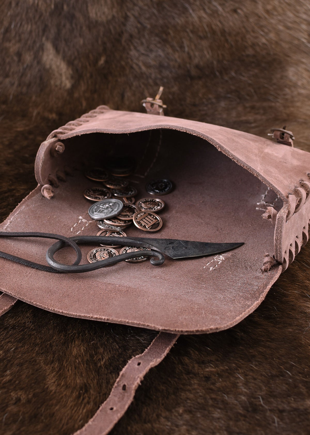 Medieval bag Reims, light brown
