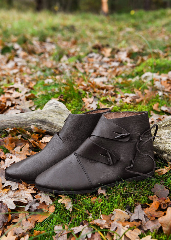 Viking shoes Jorvik, dark brown