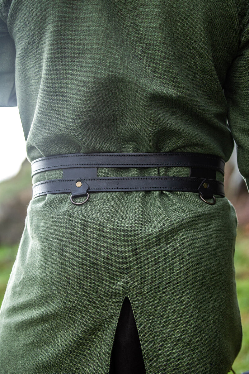 Cinturón doble Ubbe, negro