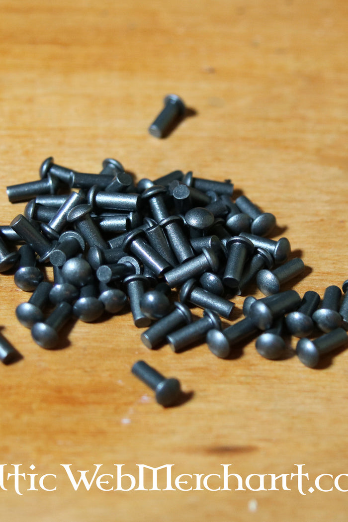 50 steel rivets 4 mm, long