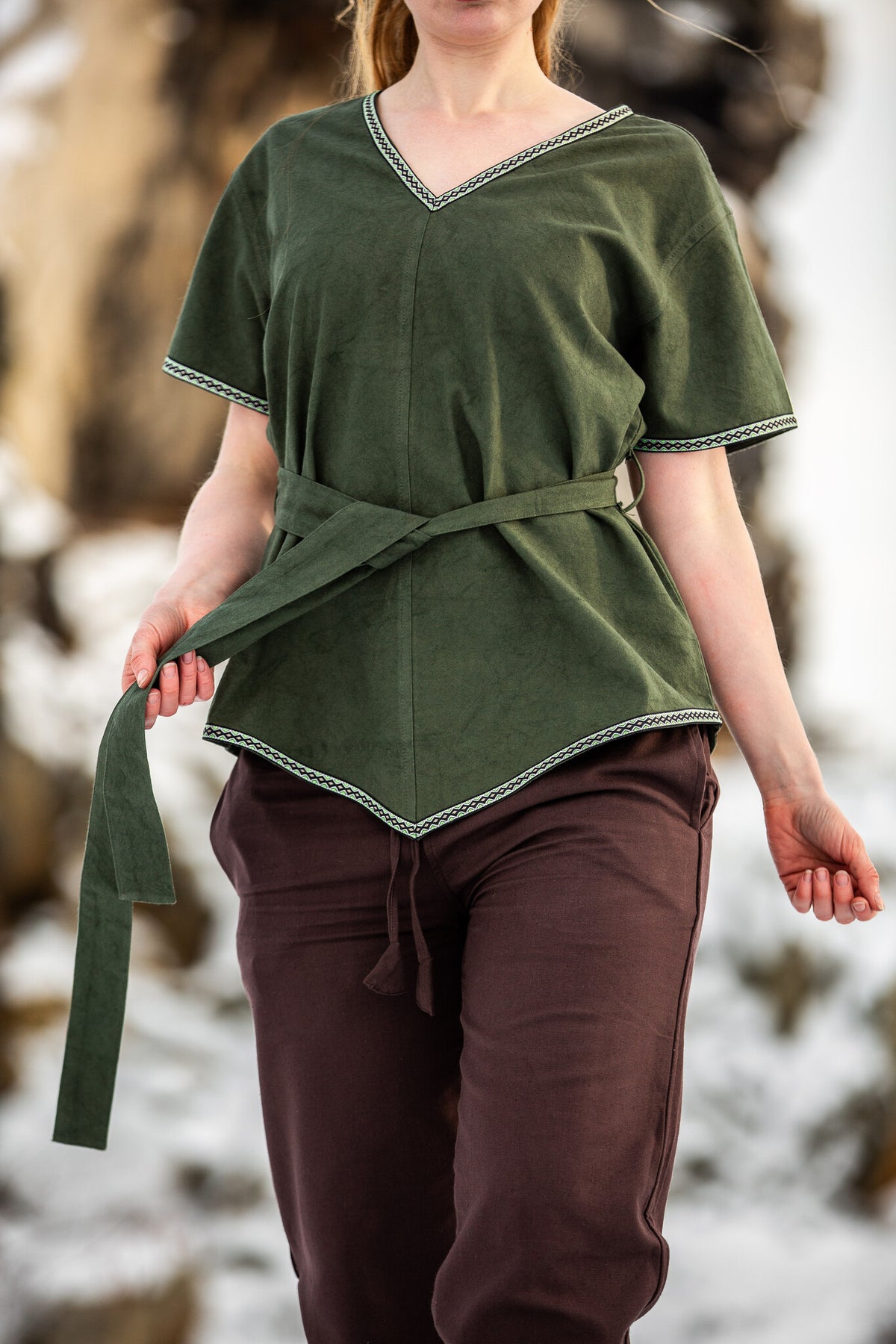 Valkyrie tunic Brynhild, green