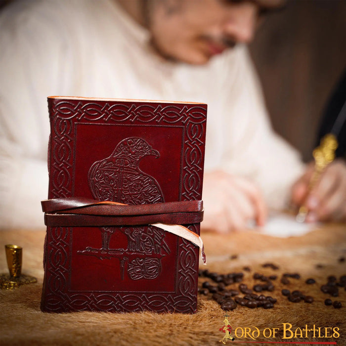 Leather journal eagle