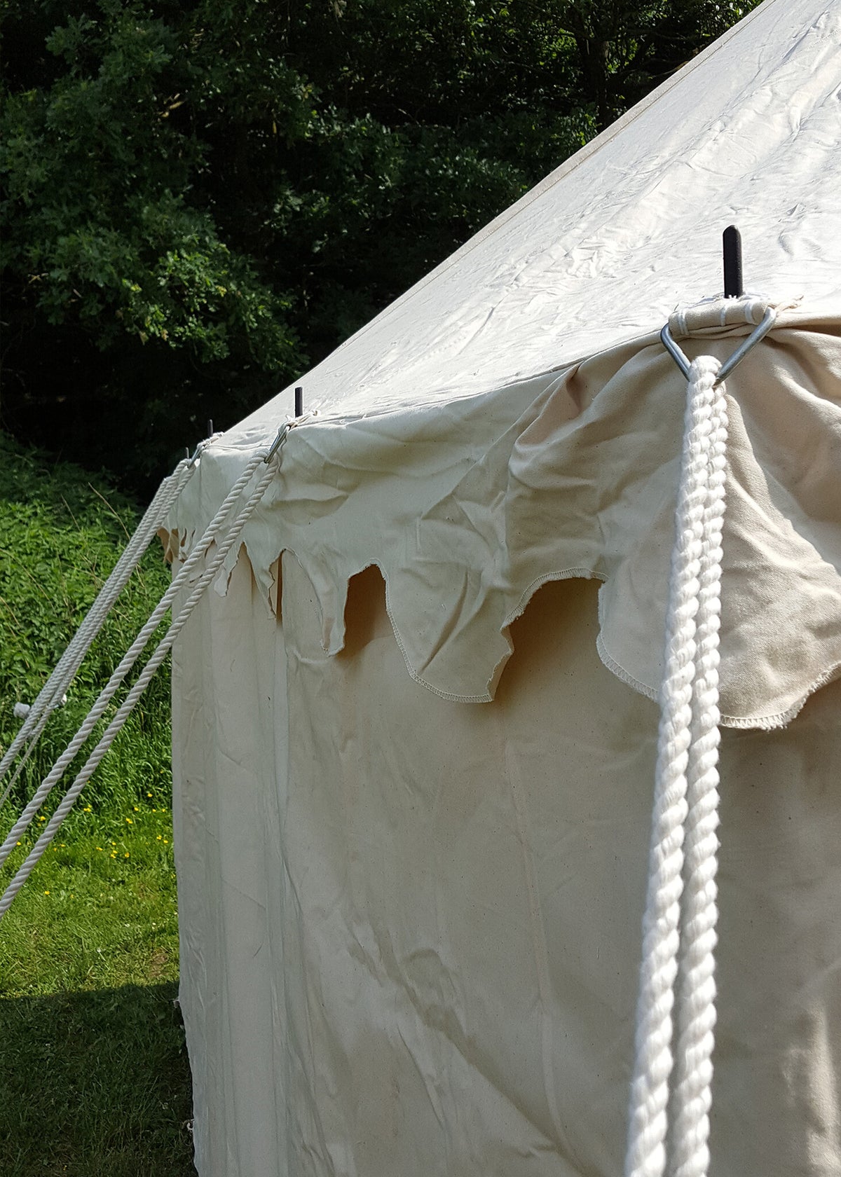 Knight tent Girard, 6 x 4 metre, 360 gsm