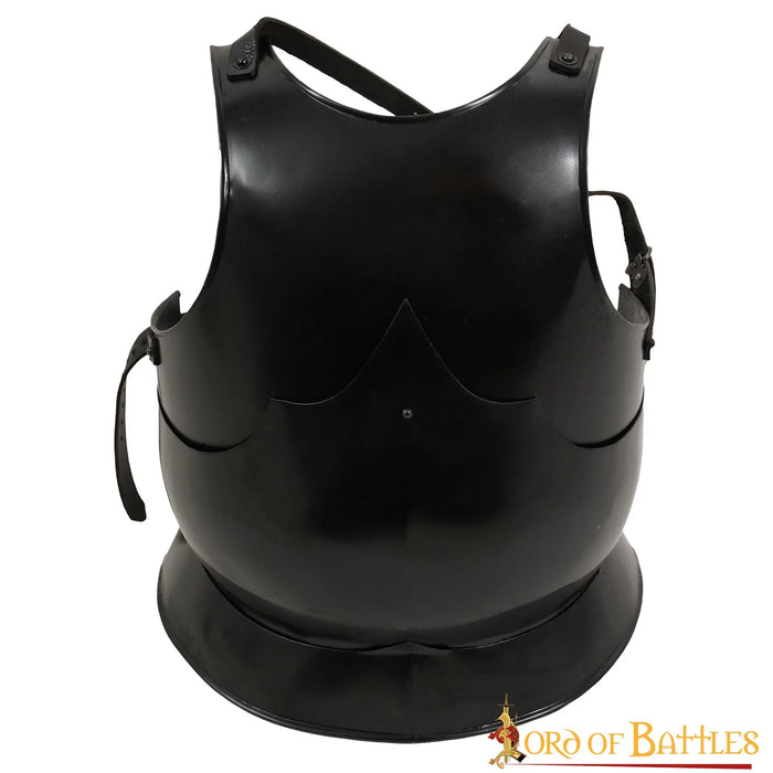 15th century breastplate, black, 1.6 mm