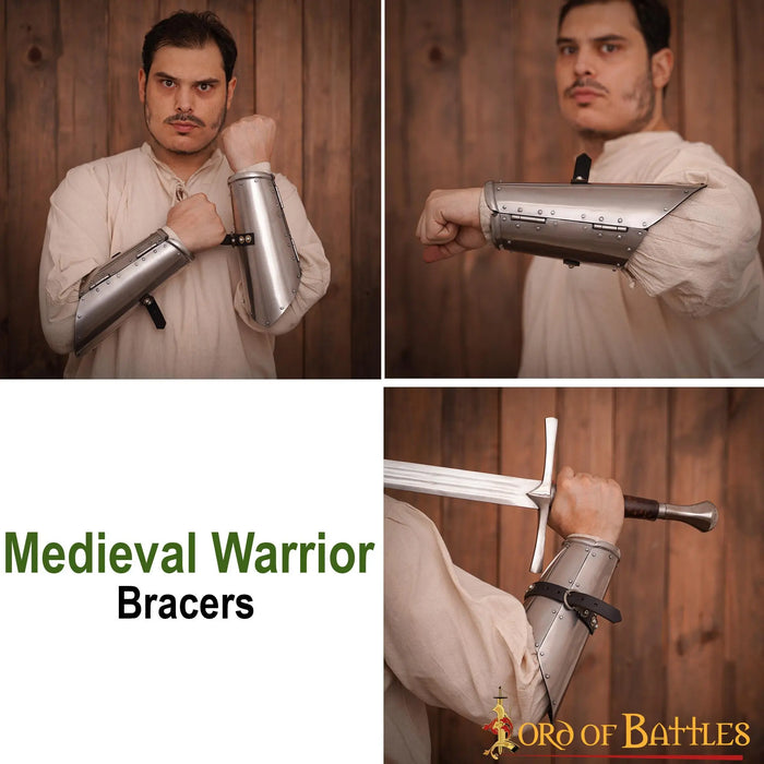15th century bracers, forearm guards, 1.6 mm