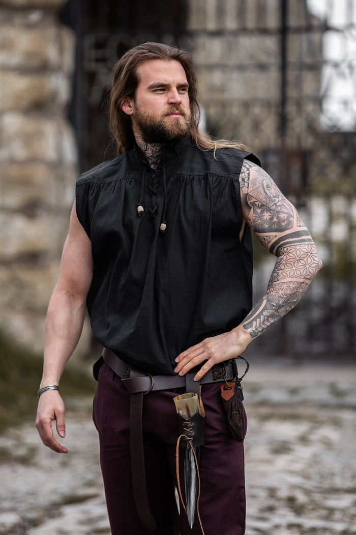 Medieval shirt Louis, black