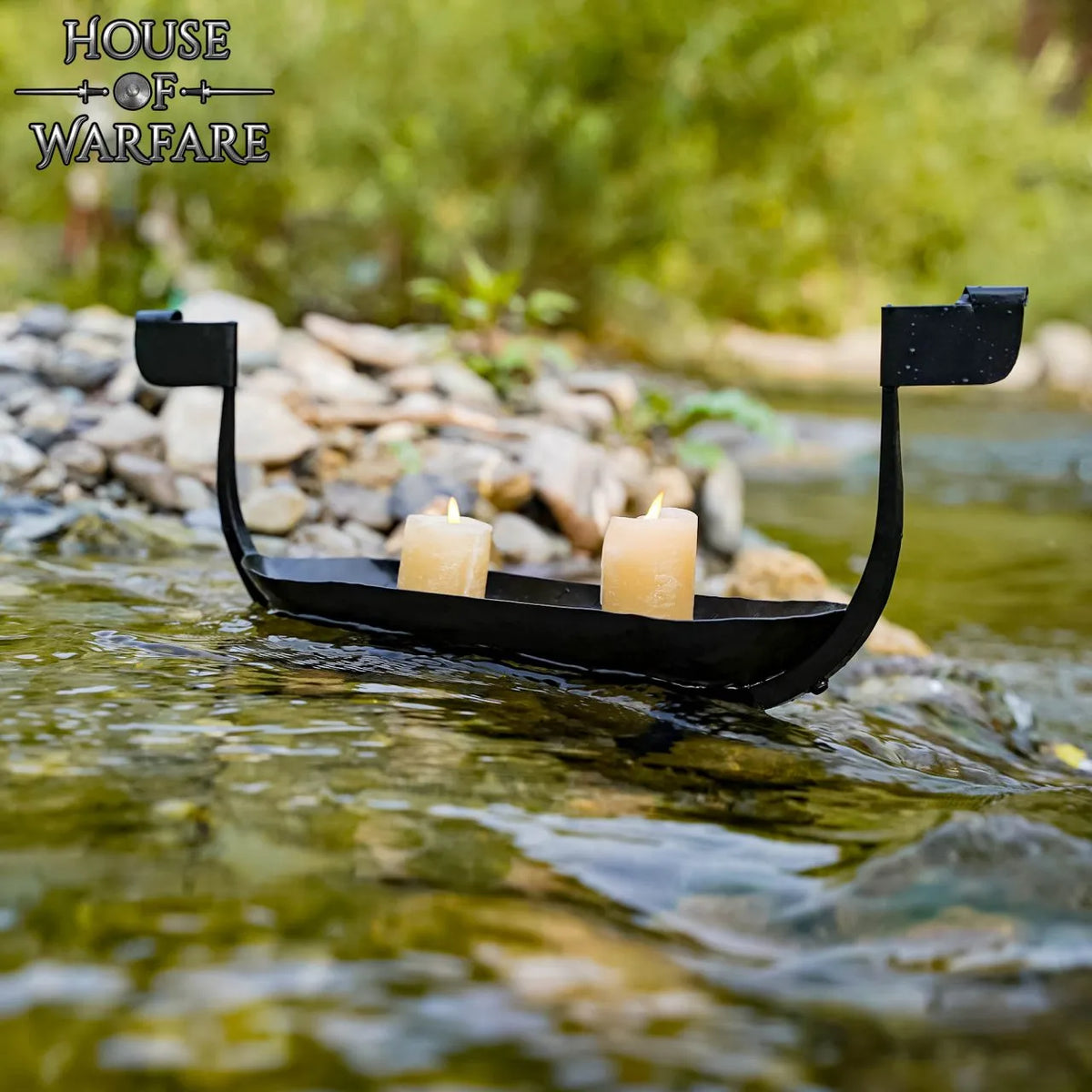 Candle holder Viking ship