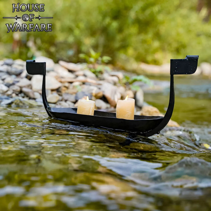Candle holder Viking ship